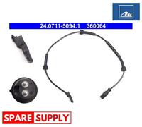 SENSOR, WHEEL SPEED FOR RENAULT ESPACE LAGUNA VEL SATIS ATE 24.0711-5094.1