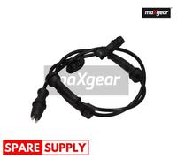 SENSOR, WHEEL SPEED FOR RENAULT GRAND SCÉNIC MAXGEAR 20-0197 FITS FRONT AXLE