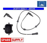 SENSOR, WHEEL SPEED FOR RENAULT MASTER ATE 24.0711-5253.3 NEW