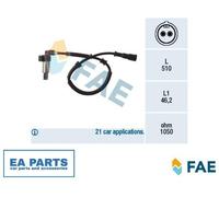 Sensor, wheel speed for RENAULT MEGANE FAE 78002 fits Rear Axle Right
