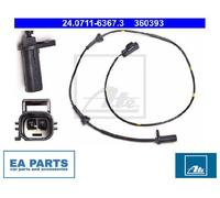 Sensor, wheel speed for VOLVO XC90 ATE 24.0711-6367.3