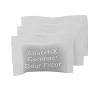 SensorCan 3-Pack AbsorbX Odor, Trash Can Compact Filters