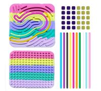 Sensory Activity Board Sensory Toys for Kids | Sensory Stress Relief for Ages 3+ and Adults | Anxiety Stress Calming for Autism ADHD and ADD
