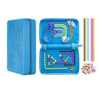 Sensory Activity Board, Silicone Fidget Toys with storage function for Stress Relief, Calming, Focus, ADHD and Autism,10 Colors Sensory Toy Game Controller for Kids 3 4 5 + & Adults with 36 Strings