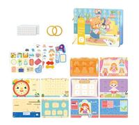 Sensory Activity Guide - Play Tools for Motor Skills Development, Fun and Engaging Handbook with Handle, Nursery Organizer with Tray, Collection of Guides