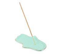 Sensory Awakening: Ceramic Hamsa Hand Incense Holder for Serene Spaces