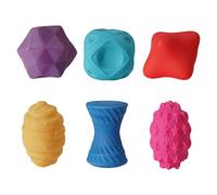Sensory Balls for Infents, 6Pcs Soft Vinyl Textured Multi Ball Set