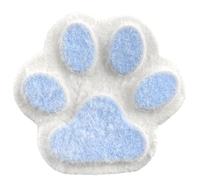 Sensory Balls, Stress Ball Cute Cat Paw 5.9 In Blue and White Large Squeeze Ball Soft Safe Silicone Stress for Adults Kids