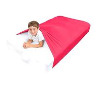Sensory Bed Sheets For Full/Queen Bed For Kids Adults Sensory Compression Blanket Comfortable Sleeping Bedding Help Kids Settle Down At Nighttime(Red,Queen size/160x147cm)