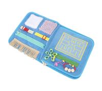 Sensory Blanket, for Elderly Adults Seniors Memory Activity Blanket,Polyester Beech Wood,Improve Hand Skills Cognitive Function, Soft Comfortable Dementia Alzheimer Sensory Blanket