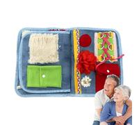 Sensory Blankets for Adults, Activities Sensory Blanket for Elderly, Memory Loss Fidget Toys, Fidgeting Blanket for Adults with Dementia for , Dementia, Asperger's