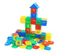 Sensory Blocks - Soft Stacking Blocks, Colorful Waffle Toys | Educational Interlocking Pieces, Scalable Building Game Stimulates Logic And Creativity During Ca Moments