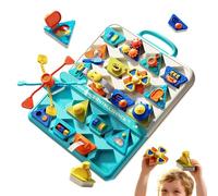 Sensory Board for Kids | Interactive Shape Learning Educational Games - Kids Busy Box Activity Boards | for Boys Girls School Preschool Classroom Home Travel Car Party Birthday