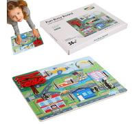 Sensory Boards - Wooden Sensory Educational Toys,Basic Life Skills Puzzle Board - for Children Boys Girls Classroom Preschool Airplane Home Car Party Birthday Christmas