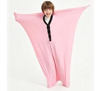 Sensory Body Sock for Autistic Kids, 3-15 Years Old, Deep Pressure Sensory Sack with Carrying Bag | Full Body Compression Suit for Calming Therapy (Pink, X Large)