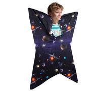 Sensory Body Sock for Kids & Teens - Calming Sensory Sock for Autism ADHD Anxiety,Breathable Stretchy Body Sock Sensory Kids Wrap,Ideal Autism Gifts (Blue Star Style, L)