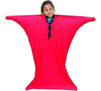 Sensory Body Sock Sensory Sack For Autism, Sensory Process Disorders, Adhd, Anxiety Disorders Movement Autism Toys For Kids 5-7 Makes The Child Feel Relaxed And Calm ( Color : Red , Size : L-142*71 cm