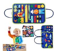 Sensory Books For Holiday - Toddleres Educational Toys, Interactive Activity Set, Fine Motor Skill Development | Life Skilles Learning Kit For Preschool Travel Games Birthday Holiday Fun Engagement