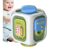 Sensory Busy Cube Toy - 3.15 in Interactive Travel Activity, Fine Motor Educational Toy Boys and Girls, Development Cube for Home Preschool Playroom Learning Fun