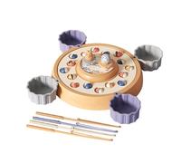 Sensory Catching Game with Electric Fishing Toy Ideal for Preschool Gifts, orange