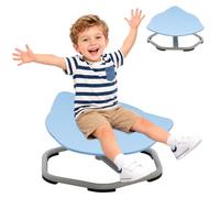 Sensory Chair for Astium Kids, ADHD Sensory Seeker, Swivel Sit and Spin Chair, Sensory Spin Seat for Training Balance, Sensory Stimulation (Blue)