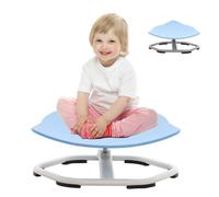 Sensory Chair for Astium Kids, Teenager, Sensory Seeker, Swivel Sit and Spin Chair, Sensory Spin Seat for Training Balance, Sensory Stimulation (Blue)