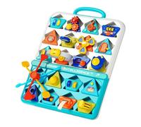 Sensory Charts | Interactive Toys Color and Fine Motor Skills, Portable Learning Activity Chart, for Boys Girls Kindergarten Home School Car Airplane