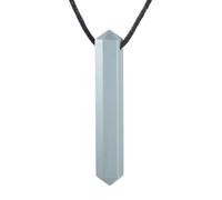 Sensory Chew Necklace Aid - Teething Pendant Tool, Motor Training Helper, Stress Relief Chew Accessory | Calming Support Toy for ADHD Kids Classroom Home Focus Development Needs