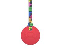Sensory Chew Necklace with Lanyard - Red - Video Game Gamer Chew for Kids with Autism, Anxiety & ADHD - 100% Food Grade Silicone - Sensory Oojamabobs (Gaming, 70cm Lanyard)