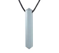 Sensory Chew Necklaces,Safe Bite-Resistant Silicone Gem Teether Pendant, Motor Chew Toy for ADHD, and, Helps Improve Focus, School, Home, and Daily Activities