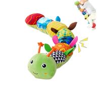 Sensory Chew Teether - Soft Plush Caterpillar, Soft Sensory Chew Toy, Cute Teething Doll for, Teether for Relief | Soothing Plush Teetheer for Boy Girl Child Home Travel Nursery Bedroom