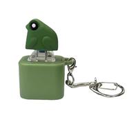 Sensory Clicker Toy - 8cm Glow Frog Keychain, Stress Relief Focus Gadget, Audible Feedback Fidget | Portable For Workplace School Classroom Travel Backpack Youth Adults
