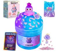 Sensory Cloud Slime - Kawaii Slime Kit for Kids, Blue/Purple Cloud Dough, Non-Sticky & Scented, Squishy ASMR Fun, Axolotl Charm, Xmas Gift for Girls & Boys Ages 6-12 & Teens, MOOZ