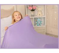 Sensory Compression Blanket | Lycra Bed Sheet for Kids & Adults | Deep Relaxing Feeling, Release Oxytocin | Helps With: SPD, Anxiety, ADHD, Autism and More | Breathable, Cool & Stretchable | Double