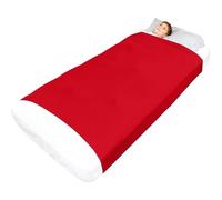 Sensory Compression Blanket Spandex Bed Sheet For Kids & Adults Compression Sheet Breathable & Stretchable Full(Red,Single/69x132cm)