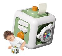 Sensory Cube | Activity Cube Toy | Develop Fine Motor Skills Busy Sensory Toys Travel Educational Learning Toys for Over 2 Years Old Children