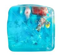 Sensory Cube Squeeze Toy - Seashell Pinch Accent, Slow Rebound Tool with Classic Look, Resin Layer with Durable Build, Stress Styling Compact Feature, Fun Supplies for Adults, Students, Classroom,
