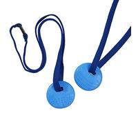 Sensory Direct Chewbuddy Disc - Blue Twin Pack, Sensory Fidget Toy, Chew or Teething Aid | for Kids. Adults, Autism, ADHD, ASD, SPD, Oral Motor or Anxiety Needs