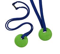 Sensory Direct Chewbuddy Disc - Green Twin Pack, Sensory Chew or Teething Aid | for Kids. Adults, Autism, ADHD, ASD, SPD, Oral Motor or Anxiety Needs