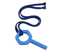 Sensory Direct Chewbuddy Pling Grab Chew & Lanyard - Pack of 1, Sensory Toy for a Fidget, Chew or Teething Aid | for Kids, Adults, Autism, ADHD, ASD, SPD, Oral Motor or Anxiety Needs | Blue