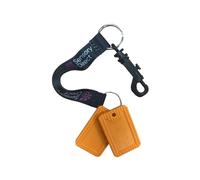 Sensory Direct Chewbuddy Tuff Tags & Clip - Pack of 2, Sensory Chew Tags, Discreet Chew or Teething Aid | for Kids, Adults, Autism, ADHD, ASD, SPD, Oral Motor or Anxiety Needs | Orange