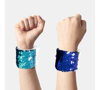 Sensory Fidget Bracelet 2 Packs, Fidget Wrist Cuff Sensory Wrist Strap Anxiety Relief for Autism ADHD Alzheimer or Special Needs