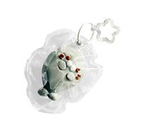 Sensory Fidget Keychain, Cute Animal Squeeze Toy Soft Textured Stress Relief Calming Tool, Lightweight Portable Clip On Design, Fidget Toy Accessories for Kids School Home Party Favor Use