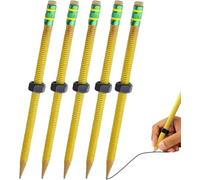 Sensory Fidget Pencil,ADHD Pencilw/Nut,Quiet Threaded Pencil With Sliding Nut,Quiet SensoryTool for ADHD & Autisms Kids Calming,Wooden Sensory Supply Writing Tool For Concentration Stress Relief