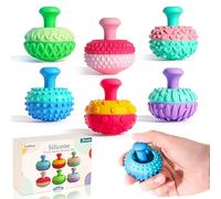 Sensory Fidget Toys for Kids, 6Pcs Thumb Rocker Stress Relief Tactile Sensory Toy for Autism ADHD Anxiety,Silicone Textured Gadgets for Office,Classroom,Stocking Fillers Gifts for Adults Teen Girl Boy