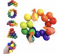 Sensory Fidget Toys for Kids,Rainbow Fidget Variable Ball ADHD Autistic Cool Desk Toys,Traveling Quiet Toys for 3-12 Year Old Age Girls, Boys