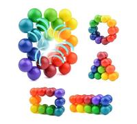 Sensory Fidget Toys for Kids,Rainbow Fidget Variable Ball,Educational Fidget Toys for Boys and Girls,Small Sensory Toys for Adults, Children