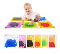 Sensory Floor Pads - Liquid Sensory Tiles for 3-12- Sensory Squares Liquid Sensory Floor Tiles (6PXM1)