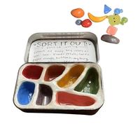 Sensory Jars | Lightweight Compact Sensory Sorting Jar | Lightweight Box for Sorting Stress Relief Restore Balance Quiet Evening Help Center Thoughts Work Break Adult People Who Struggle to Focus