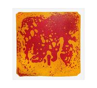 Sensory Junction Liquid Sensory Floor Tiles - Durable & Non-Slip Mat, 19.68 x 19.68 Inch - Perfect Home Decor, Ideal for Toddlers & Children Playrooms and Decorative Dance Floors (The Floor is Lava)